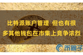比特派账户管理  但也有很多其他钱包在市集上竞争浓烈